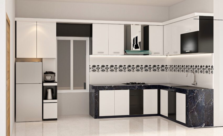 Dapur dan Entertainment Batu 01 — Klara Interior