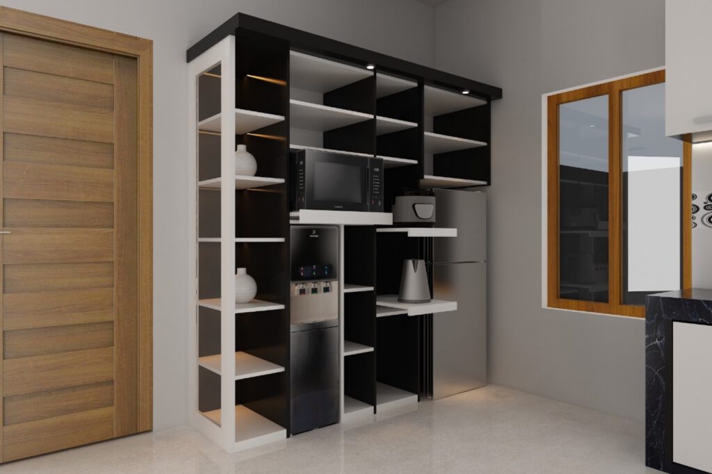 Dapur dan Entertainment Batu 04 — Klara Interior